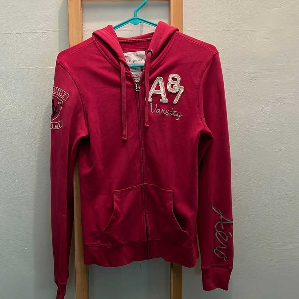 Aeropostale Pink Zip up hoodie